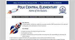 Desktop Screenshot of pcs.polkschools.org